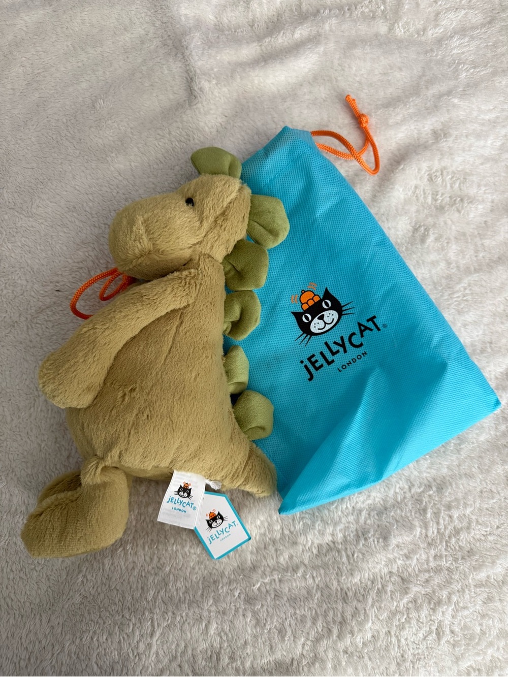Jellycat Bashful Dino New with Dust Bag